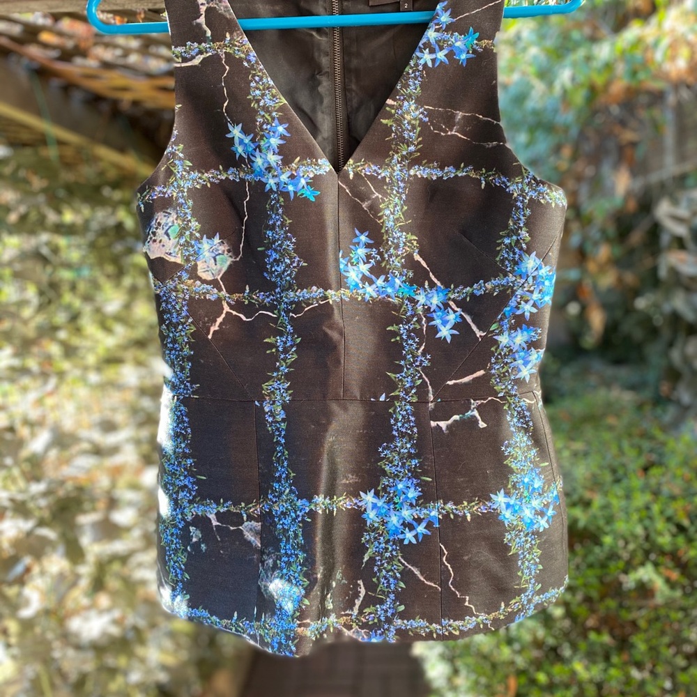Exquisite Tibi silk top size 2 perfect condition - Picture 6 of 8